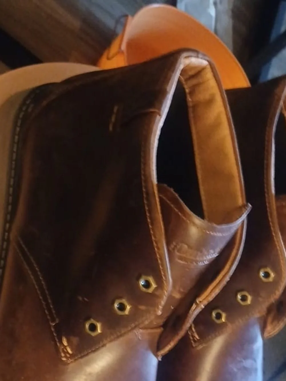 Brown Leather Casual Shoes - Durable Grip Sole